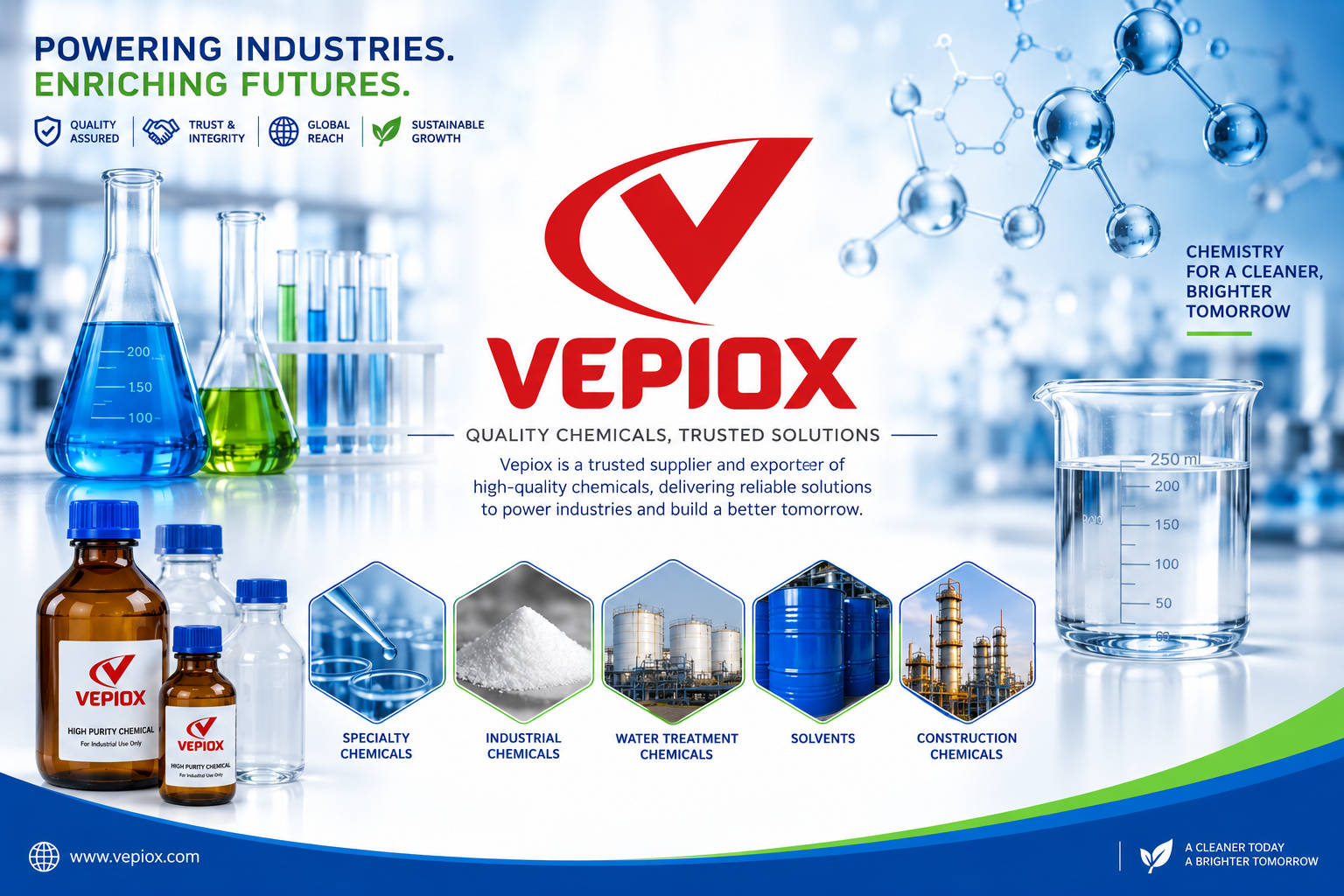 Water treatment chemicals brochure